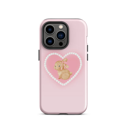 Heart Bunny iPhone Case