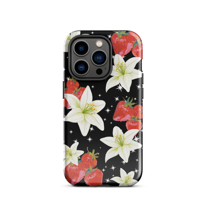 Tiger Lilies & Strawberries iPhone Case