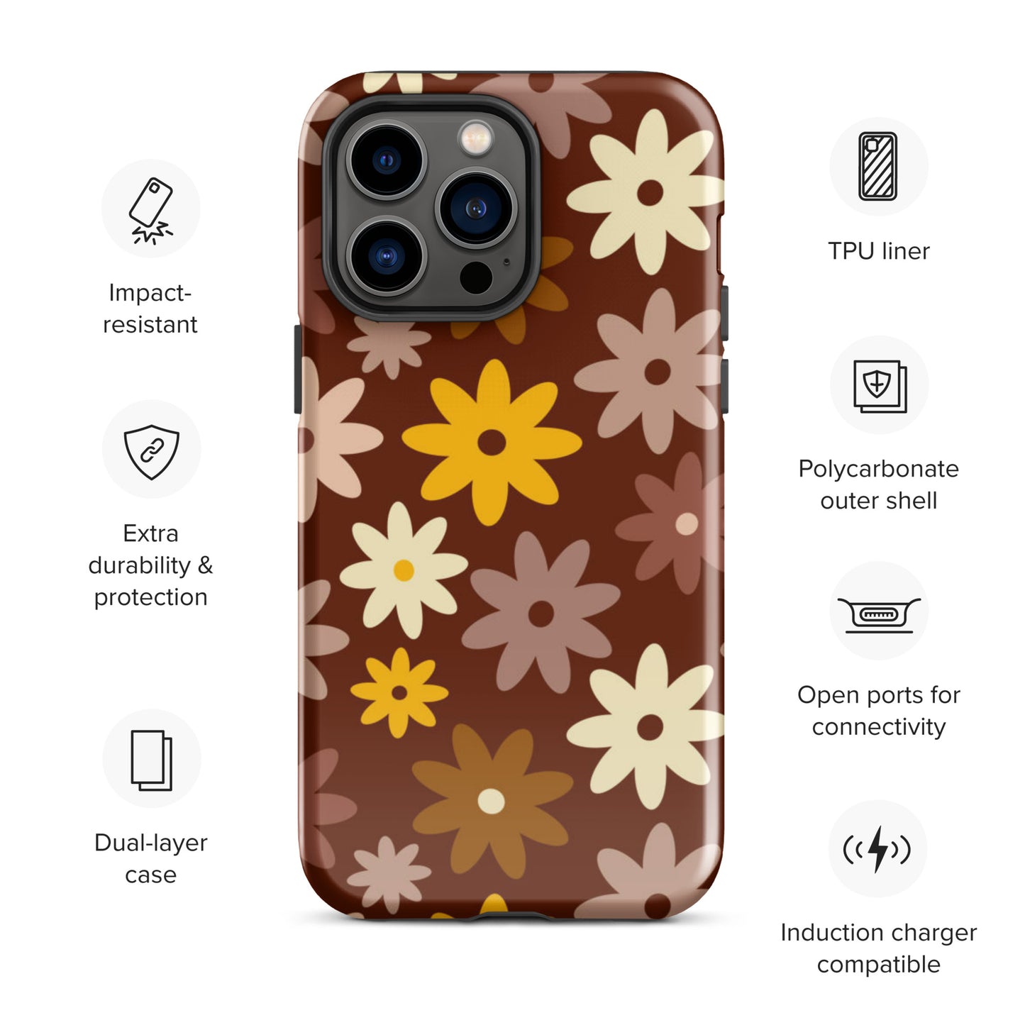 Retro Garden iPhone Case