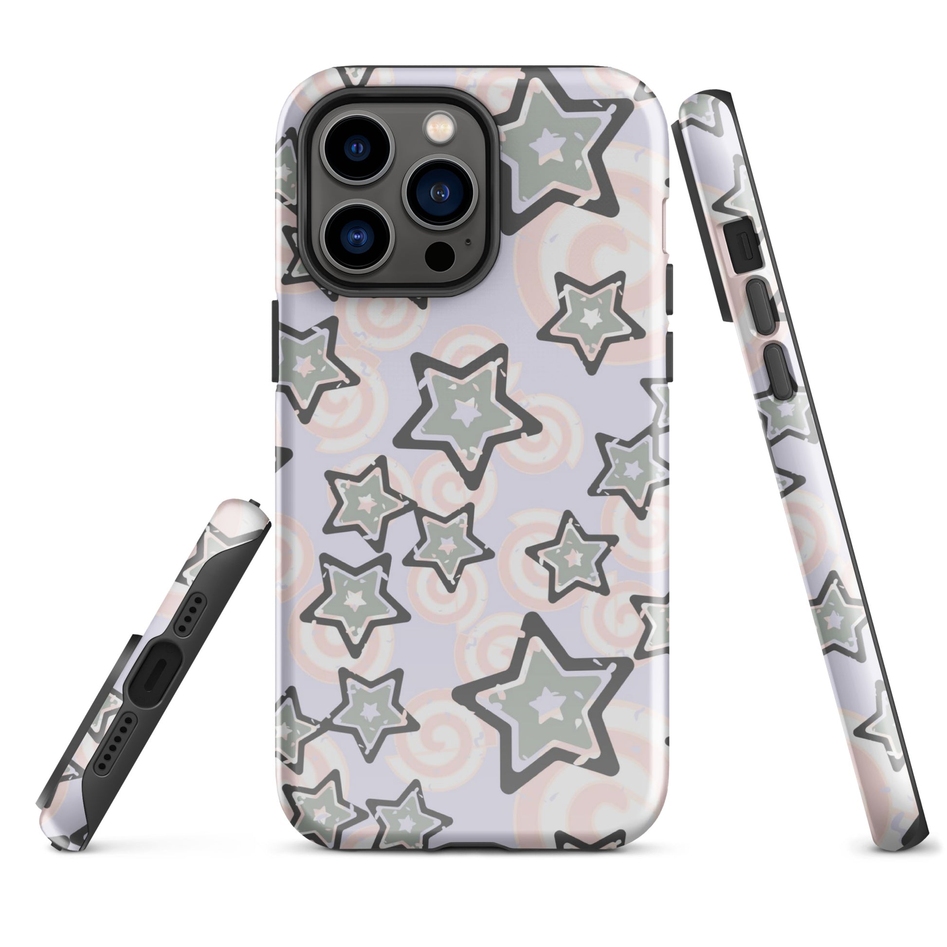 Y2K Gray Star iPhone Case