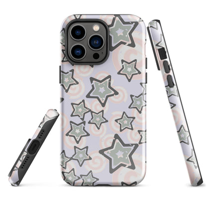 Y2K Gray Star iPhone Case