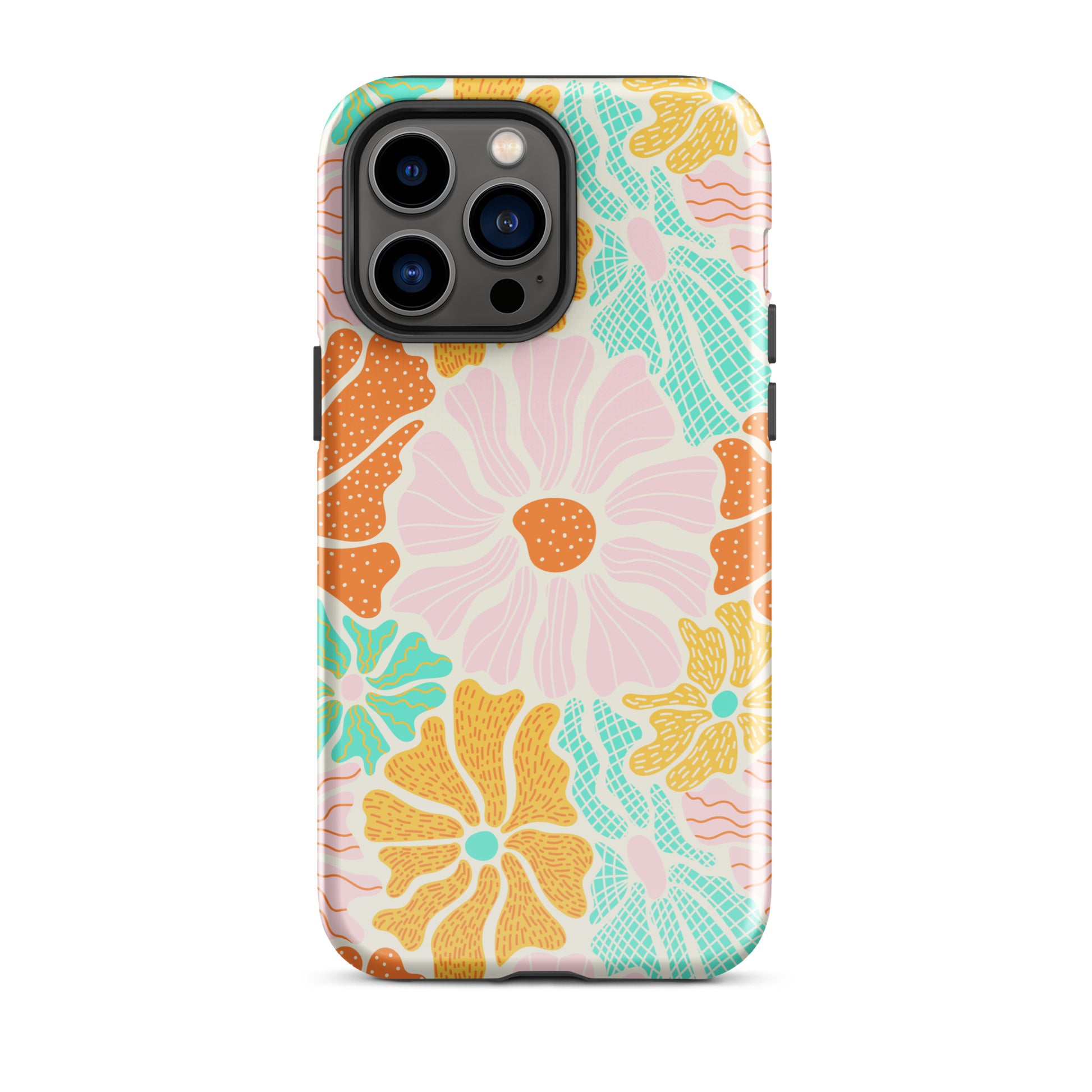 Neon Garden iPhone Case iPhone 14 Pro Max Glossy