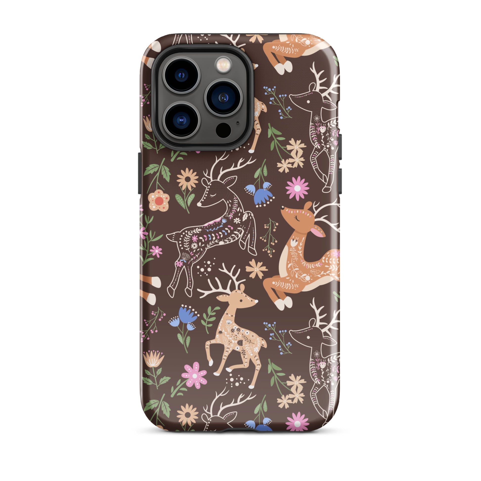 Deer Meadow iPhone Case iPhone 14 Pro Max Glossy