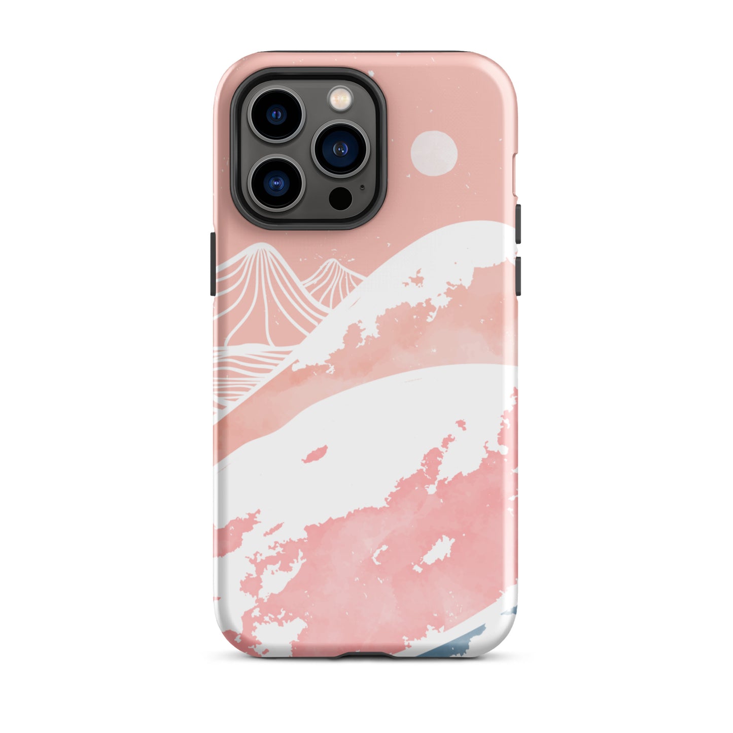 Pink Winter Night iPhone Case iPhone 14 Pro Max Glossy