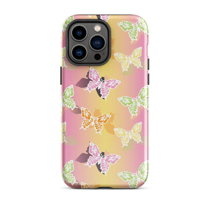 Butterfly Gradient iPhone Case Glossy iPhone 14 Pro Max