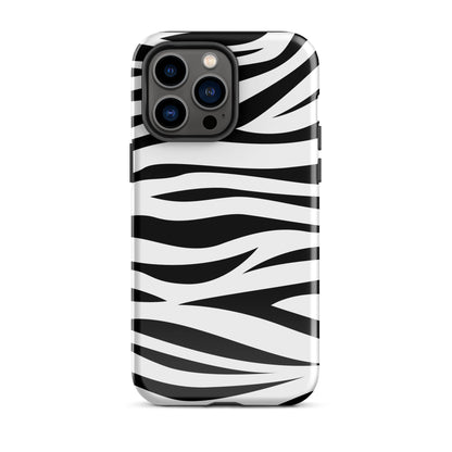 Zebra iPhone Case iPhone 14 Pro Max Glossy