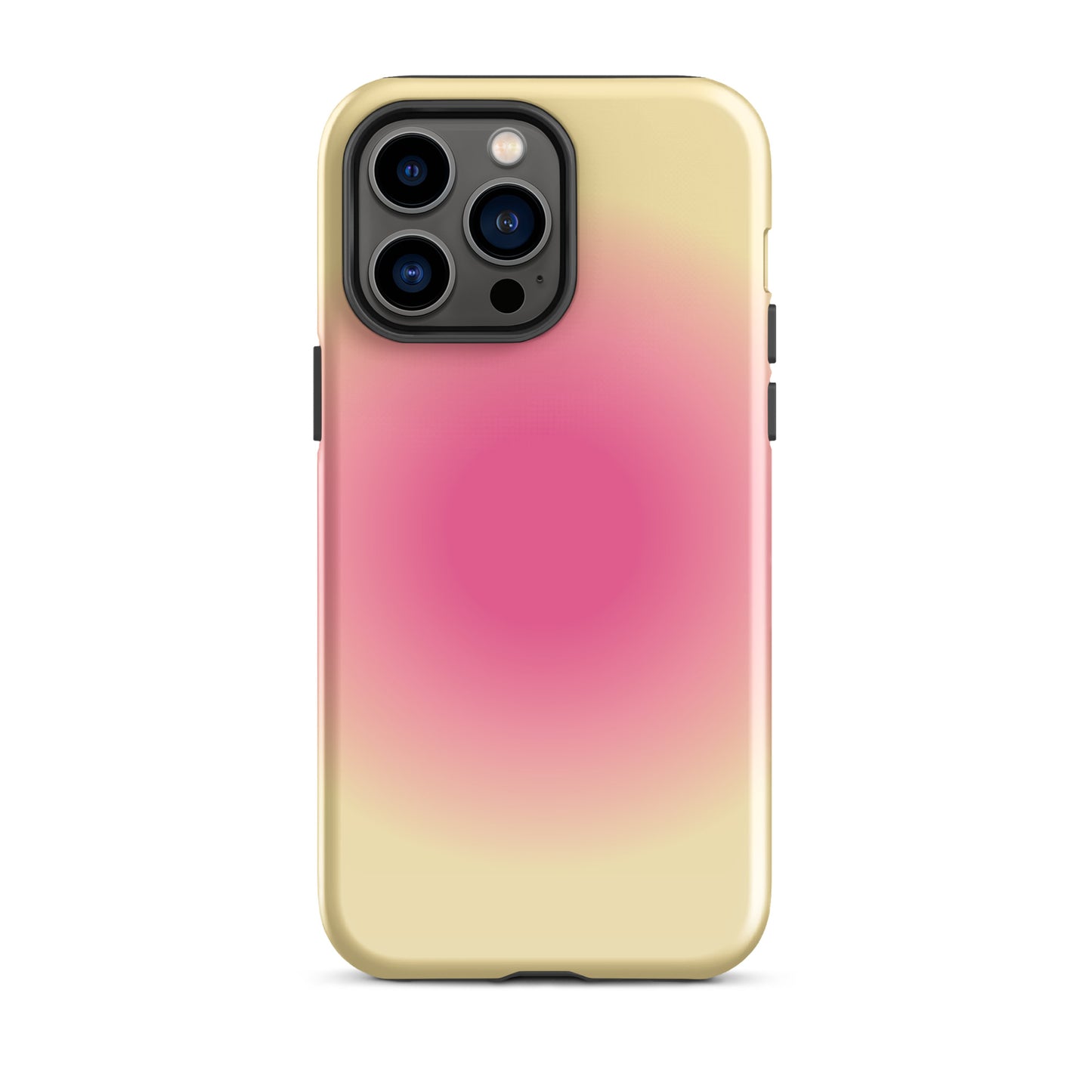 Pink & Yellow Aura iPhone Case