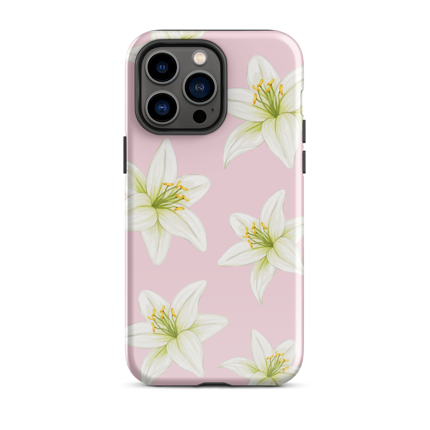 Pink Tiger Lily iPhone Case