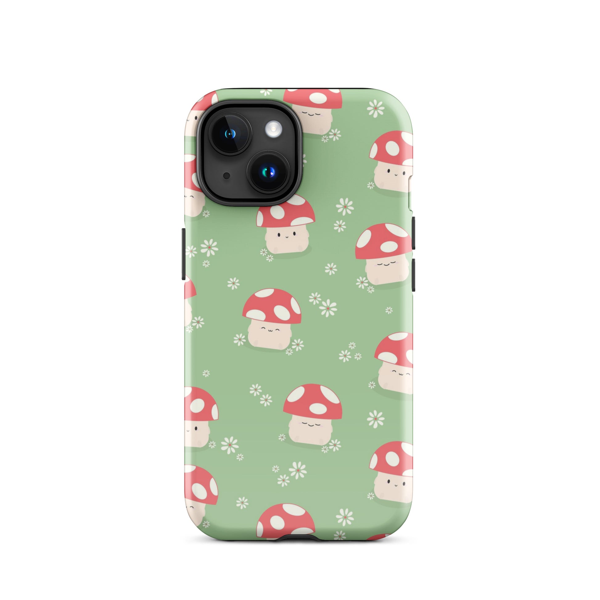 Mushroom Friends iPhone Case iPhone 15 Glossy