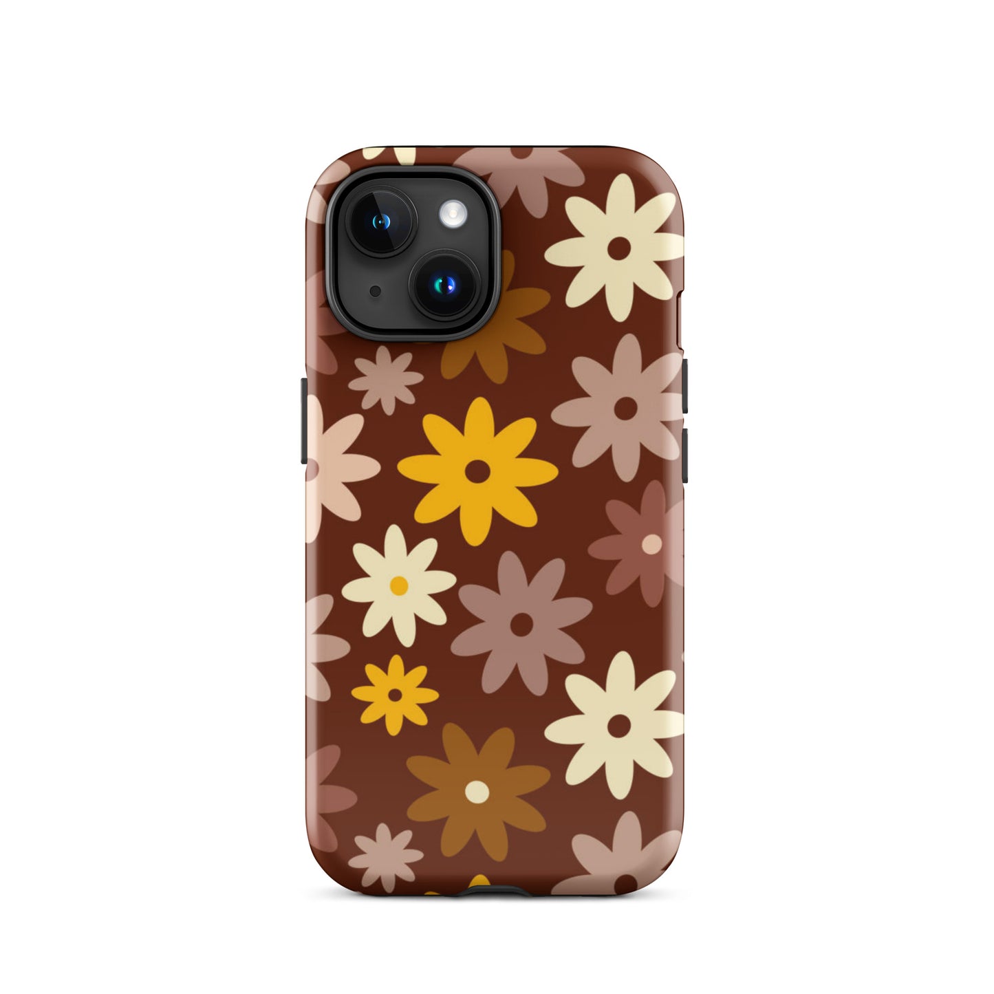 Retro Garden iPhone Case iPhone 15 Glossy