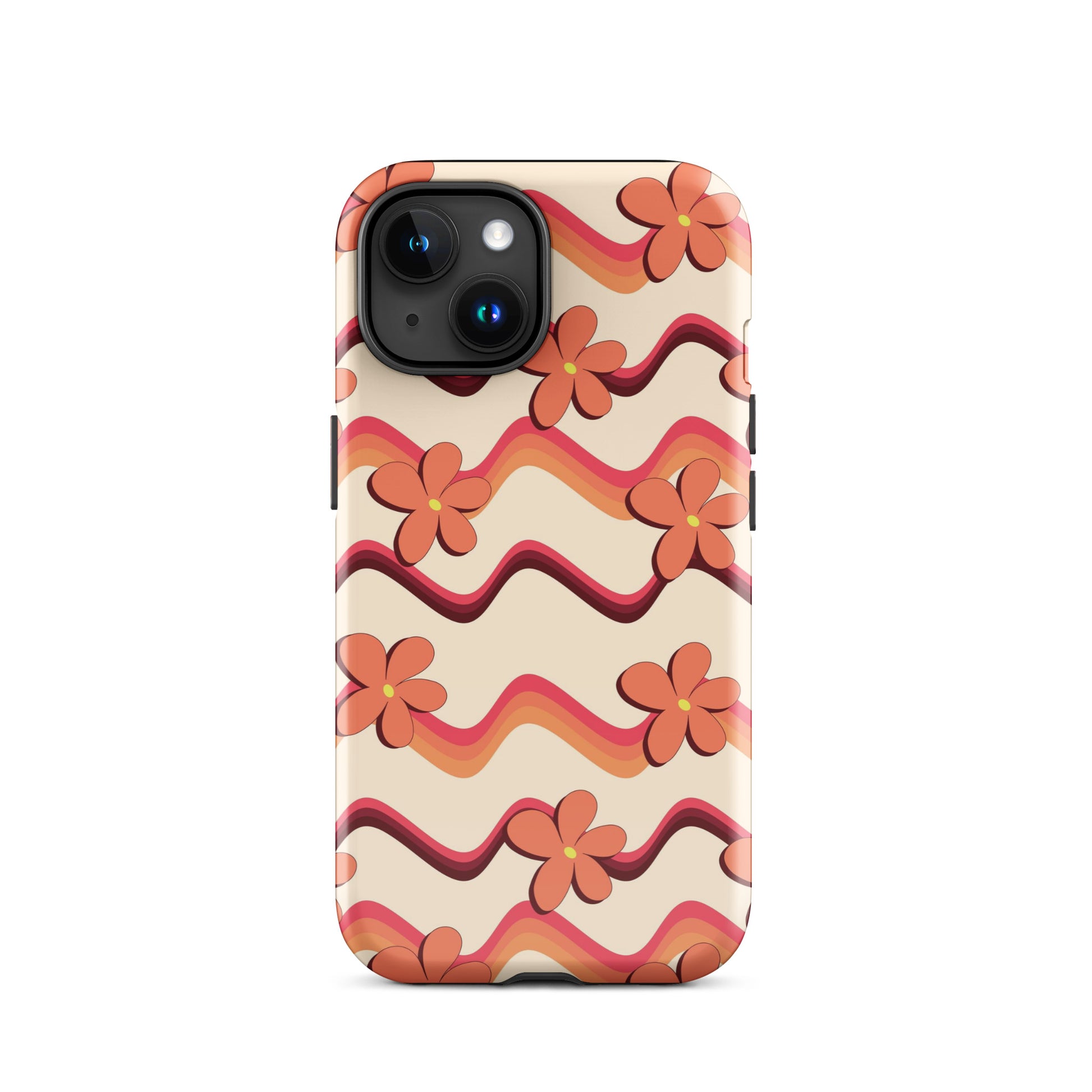 Vintage Flowers iPhone Case iPhone 15 Glossy