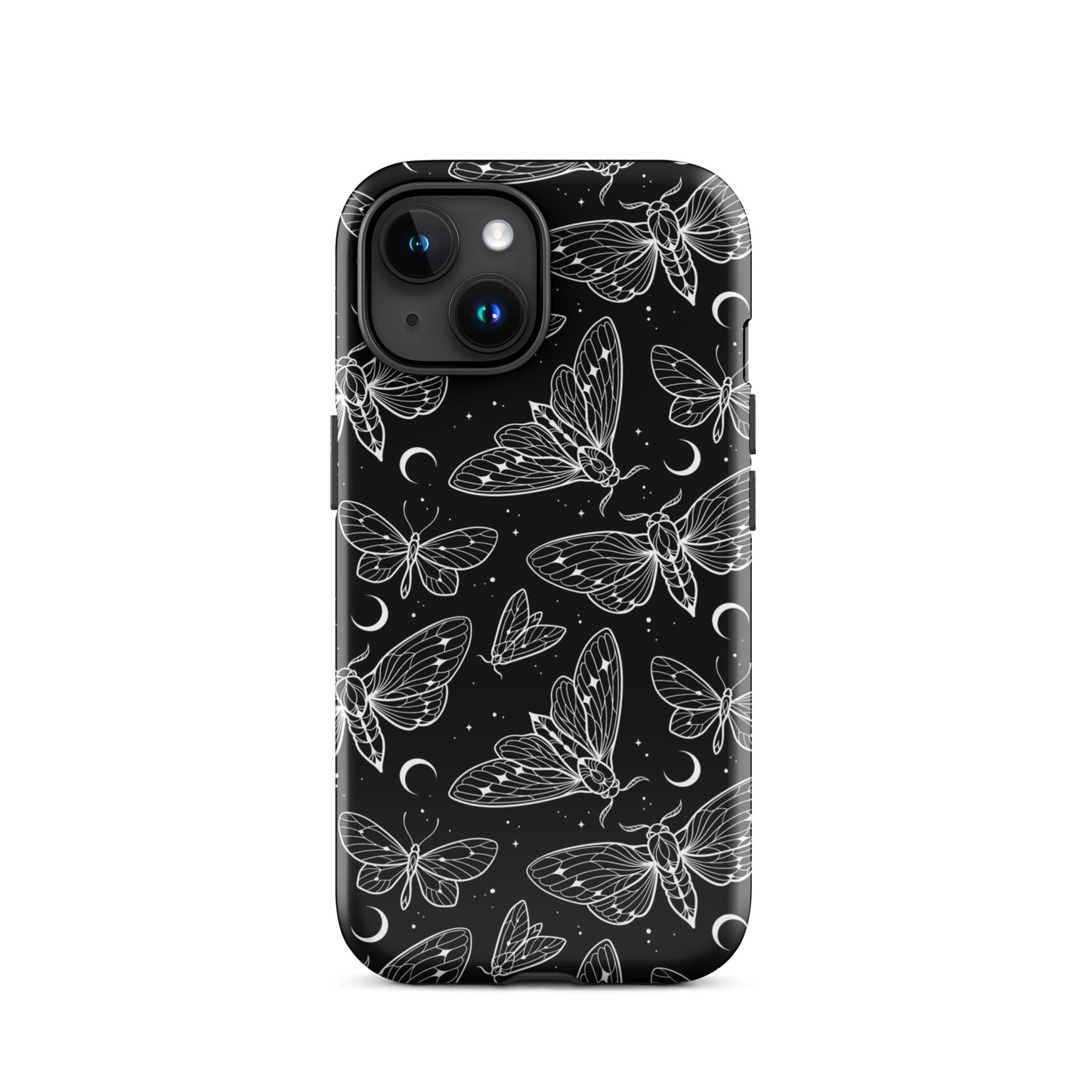 Moon Moth iPhone Case iPhone 15 Glossy
