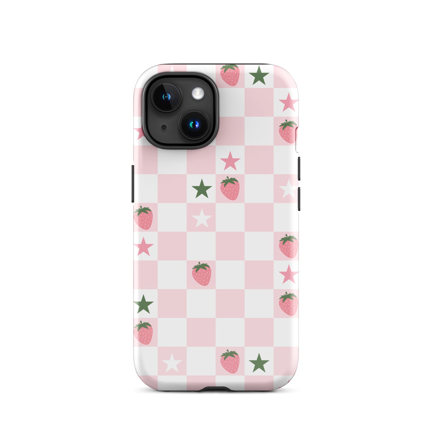Strawberry Check iPhone Case