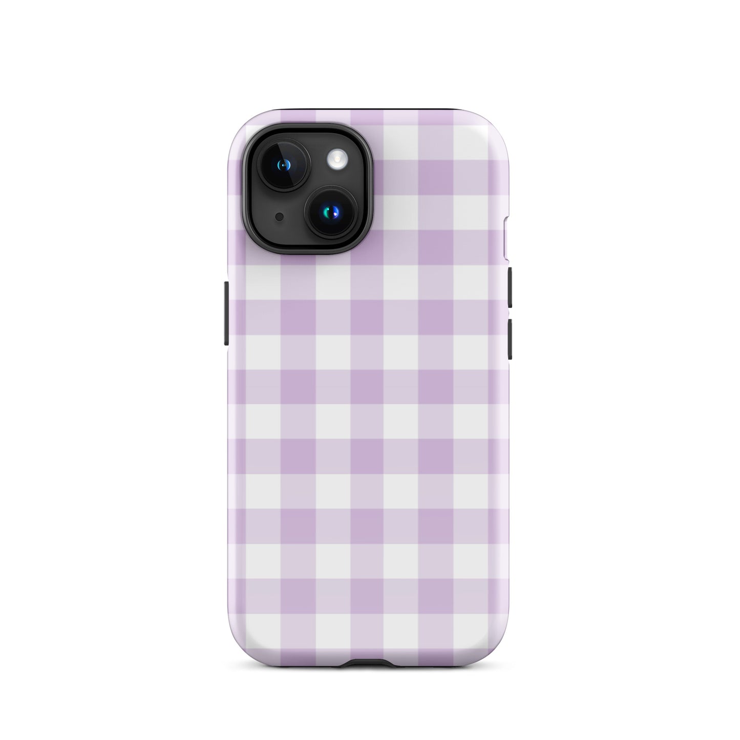 Purple Gingham iPhone Case