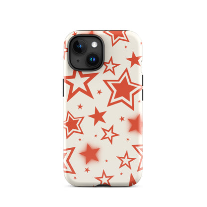 Red Stardust iPhone Case