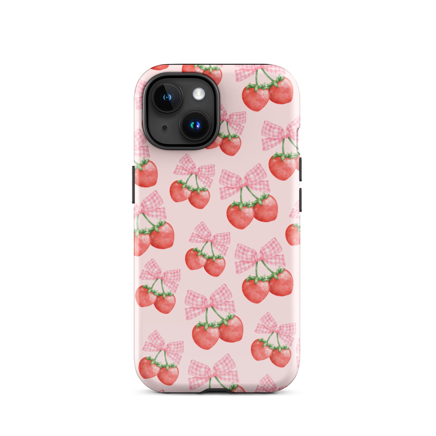 Strawberry Bows iPhone Case