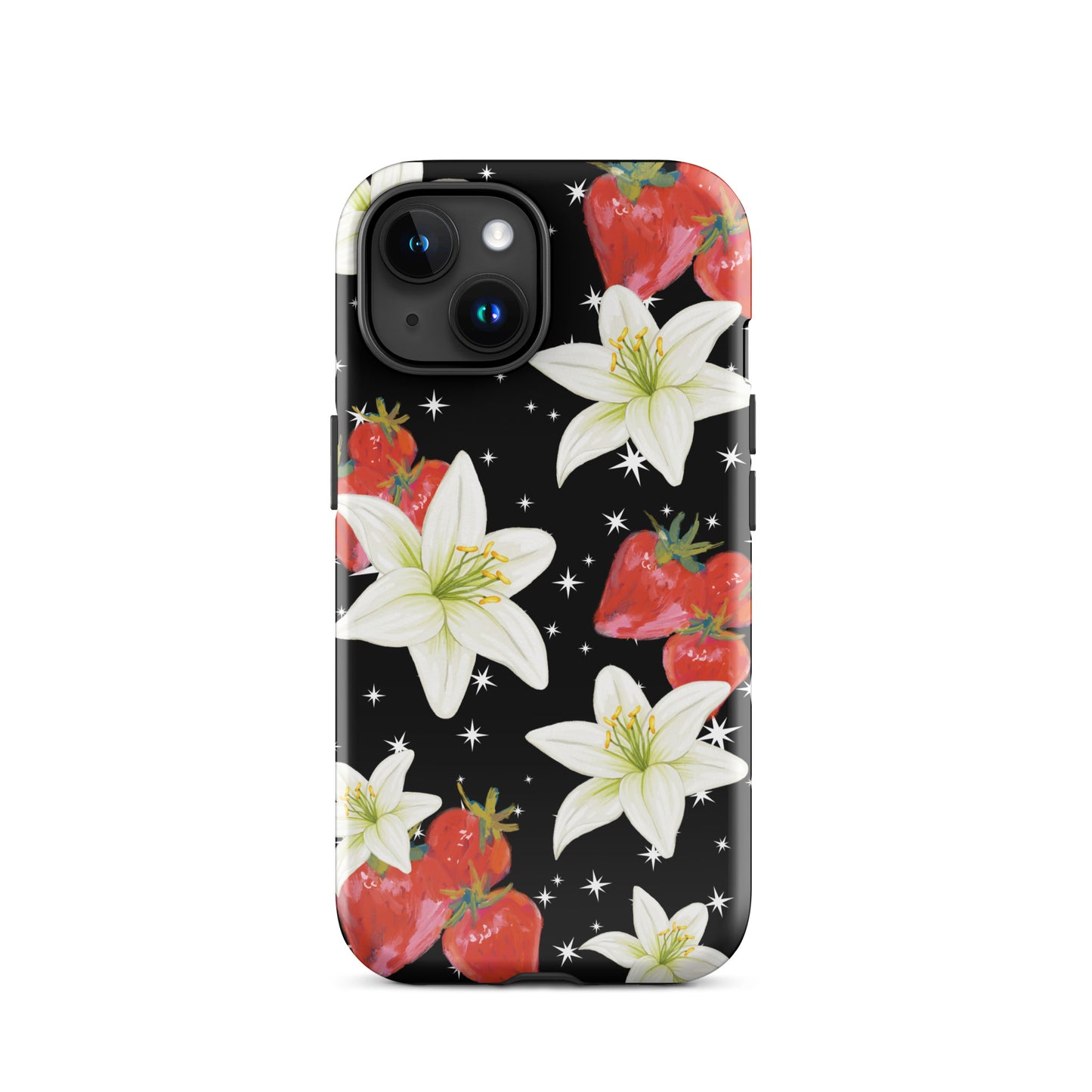 Tiger Lilies & Strawberries iPhone Case