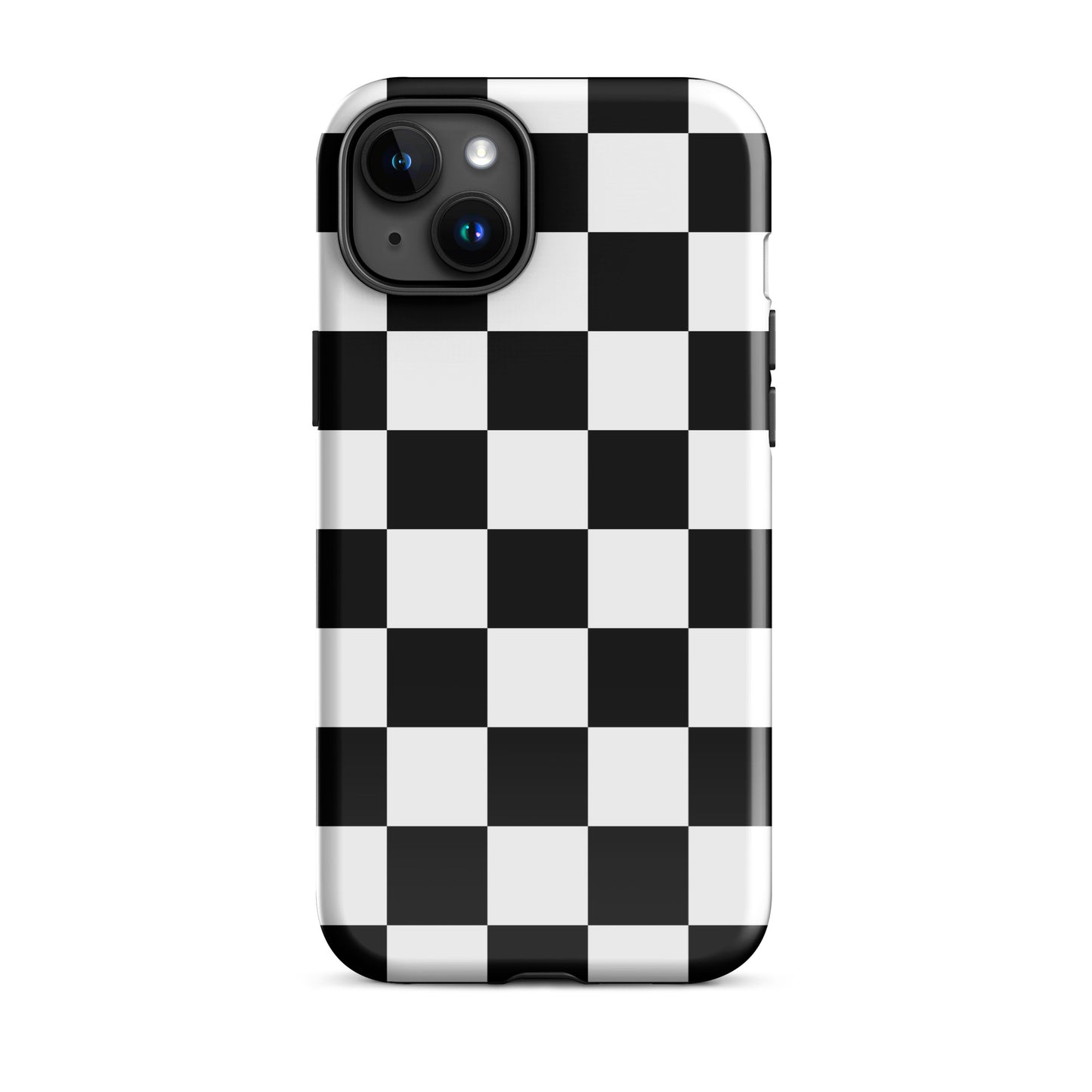 Checkered iPhone Case iPhone 15 Plus Glossy