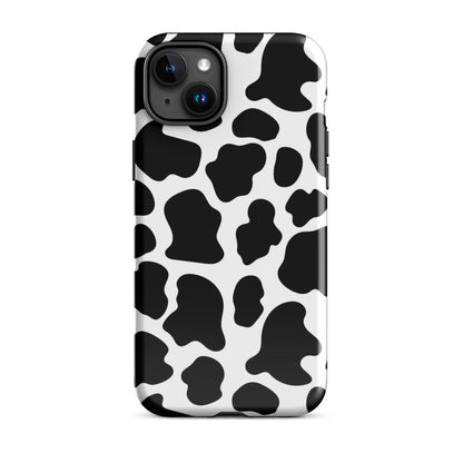 Cow Print iPhone Case iPhone 15 Plus Glossy