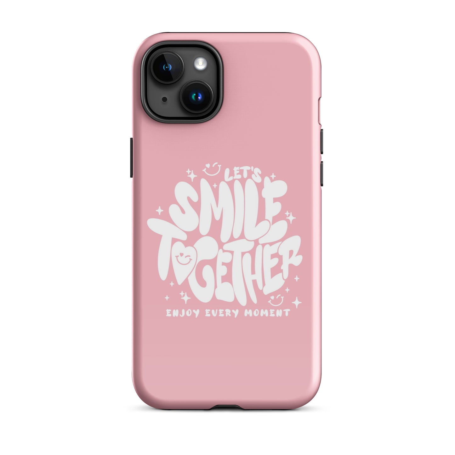 Smile Together iPhone Case iPhone 15 Plus Glossy
