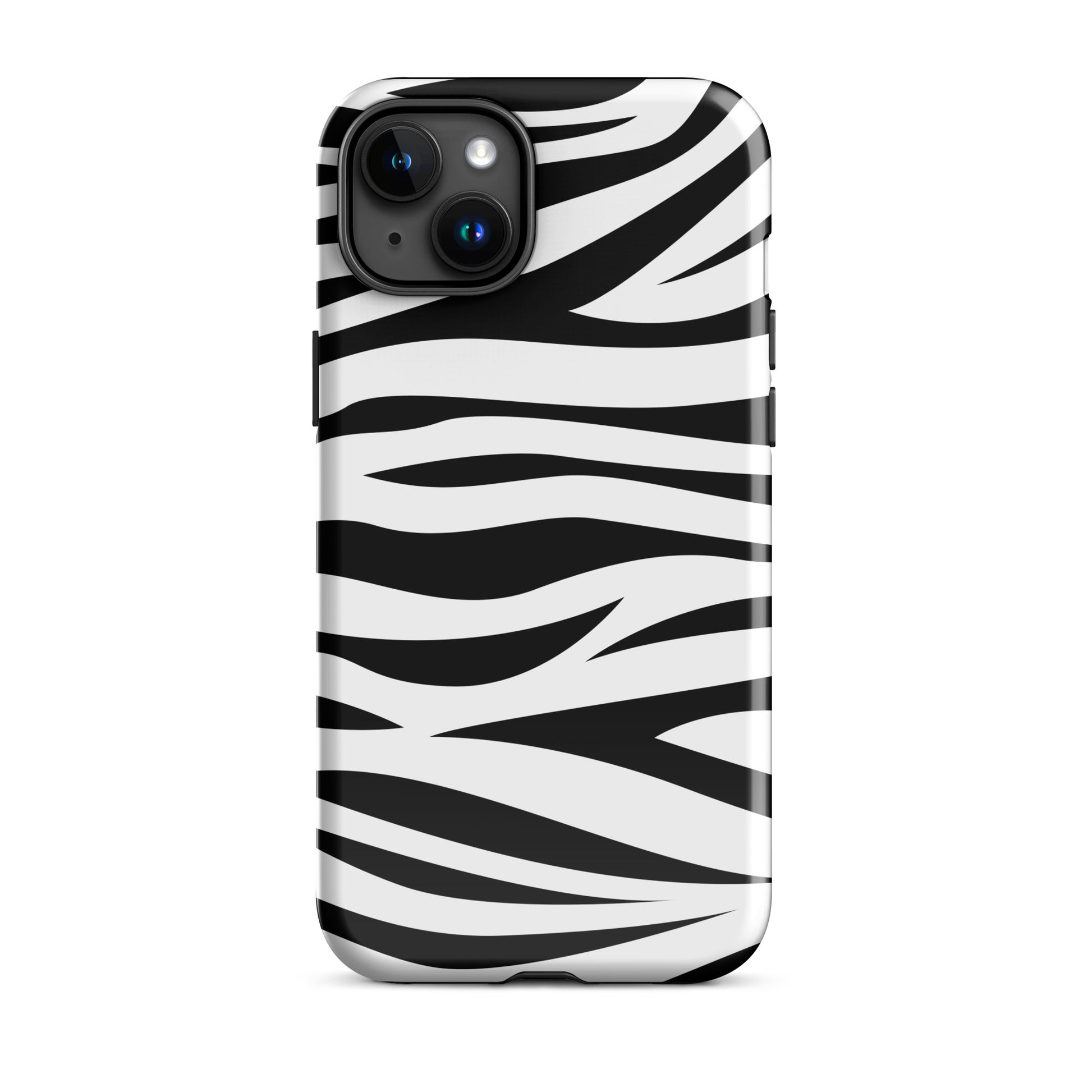 Zebra iPhone Case iPhone 15 Plus Glossy