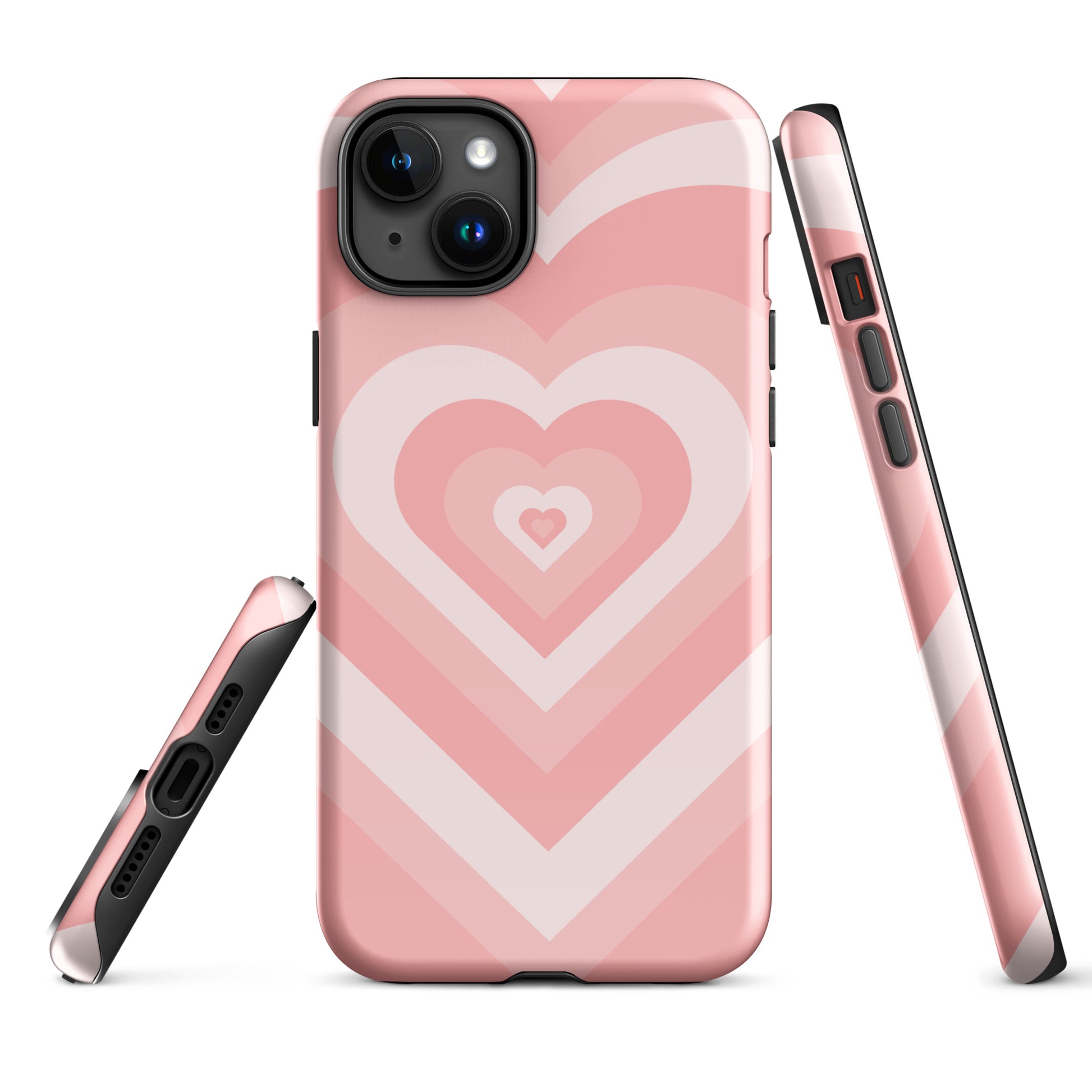 Pink Hearts iPhone Case