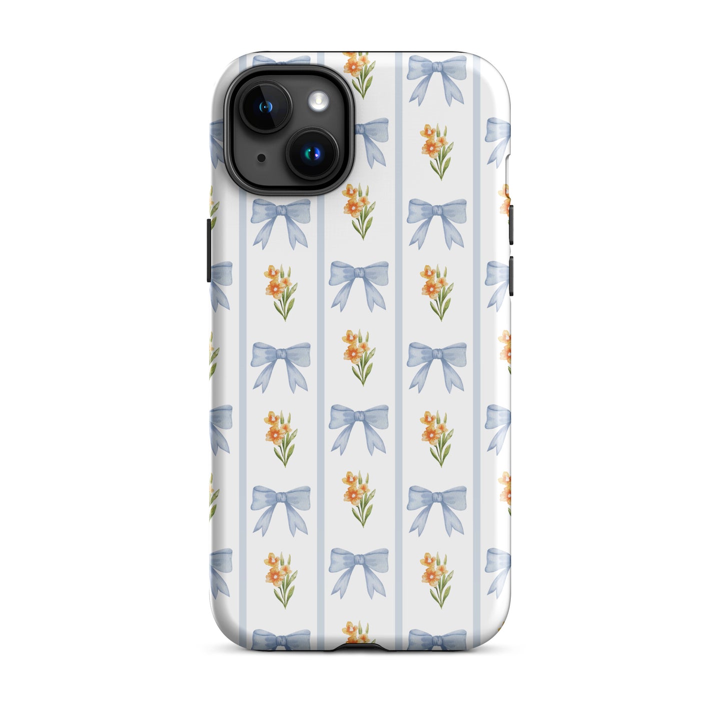 Blue Bows iPhone Case