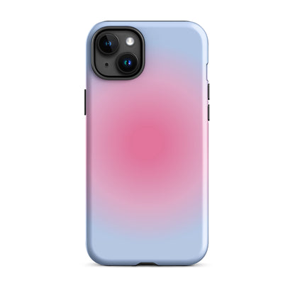 Pink & Blue Aura iPhone Case