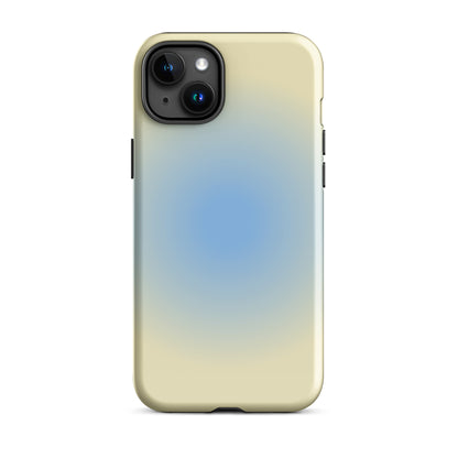 Blue & Yellow Aura iPhone Case