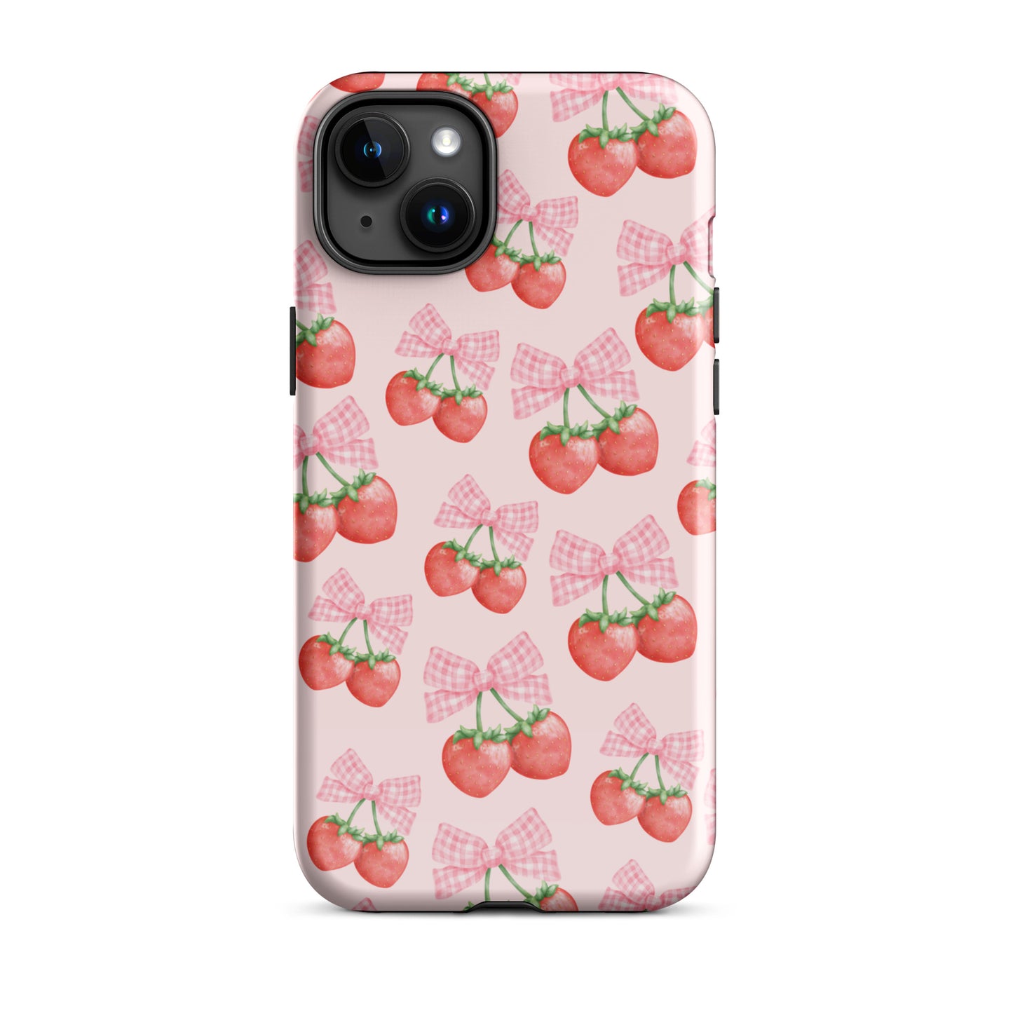 Strawberry Bows iPhone Case