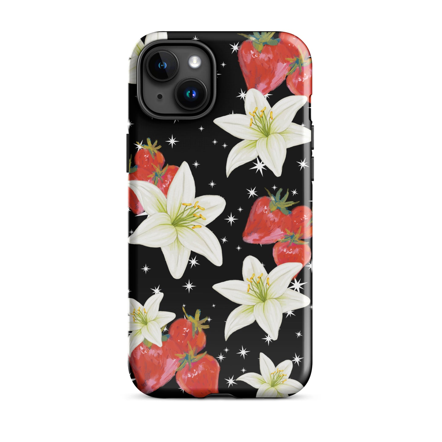 Tiger Lilies & Strawberries iPhone Case