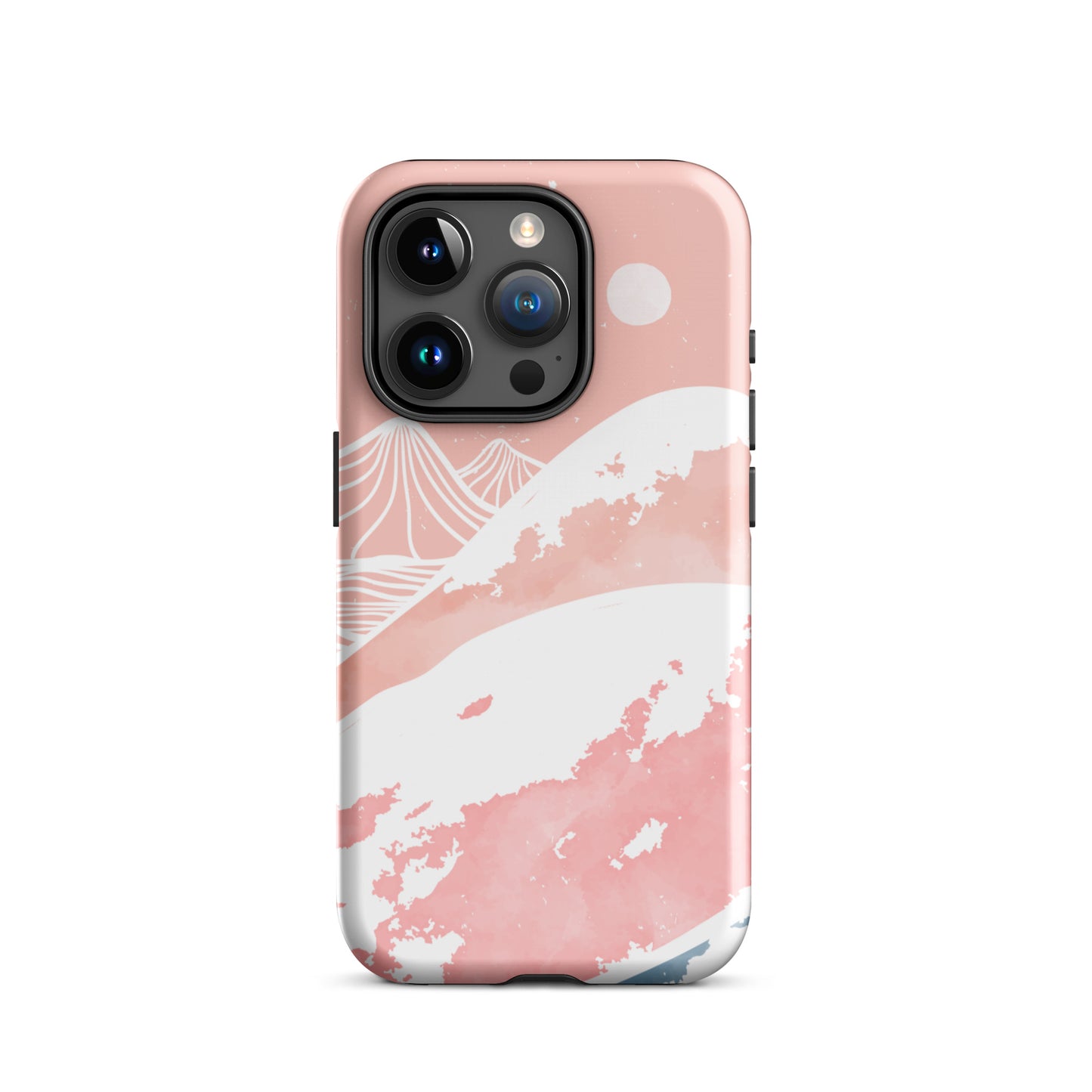 Pink Winter Night iPhone Case iPhone 15 Pro Glossy