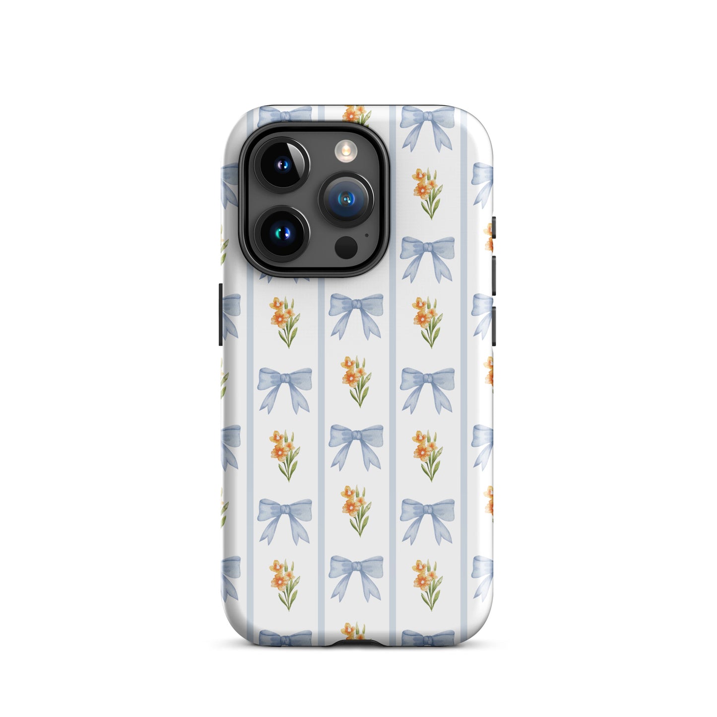 Blue Bows iPhone Case