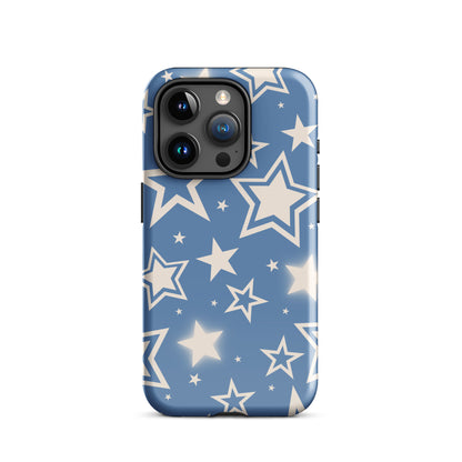 Blue Stardust iPhone Case