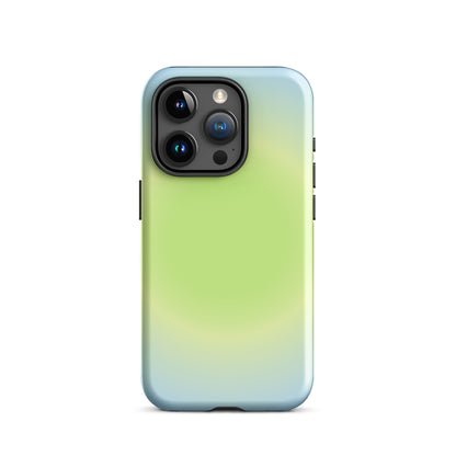 Green & Blue Aura iPhone Case