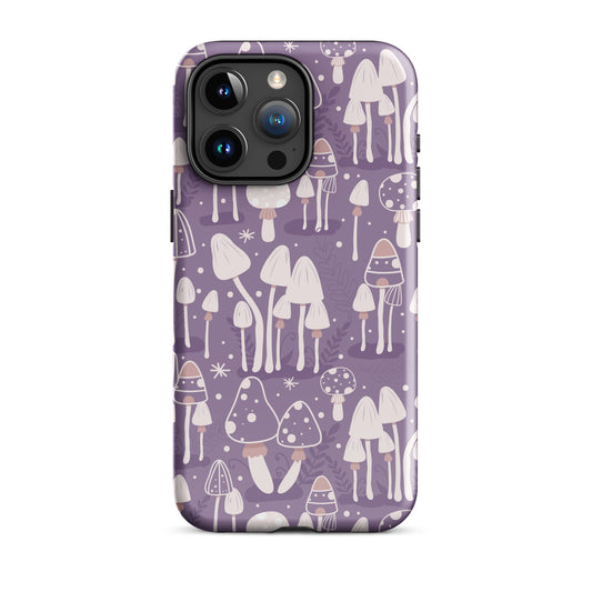 Mushroom Meadow iPhone Case iPhone 15 Pro Max Glossy