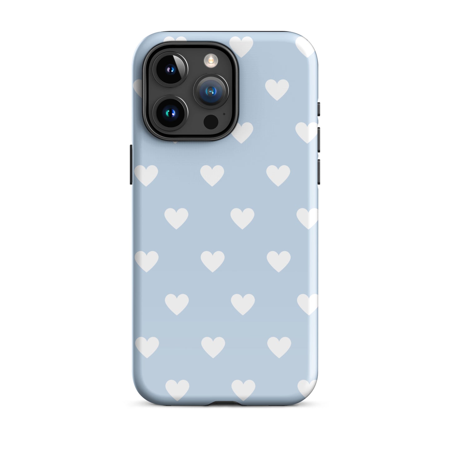 Blue Hearts iPhone Case