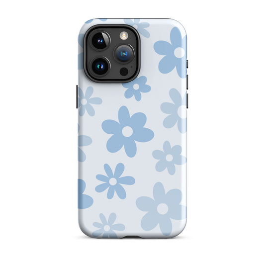 Blue Flower Power iPhone Case