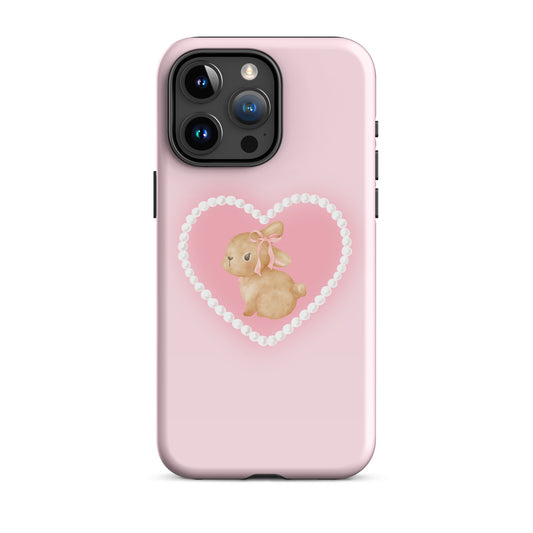 Heart Bunny iPhone Case