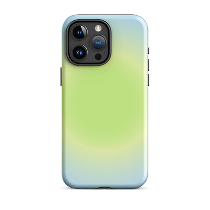 Green & Blue Aura iPhone Case