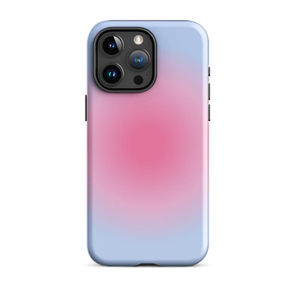 Pink & Blue Aura iPhone Case