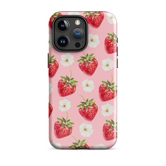 Strawberry Garden iPhone Case