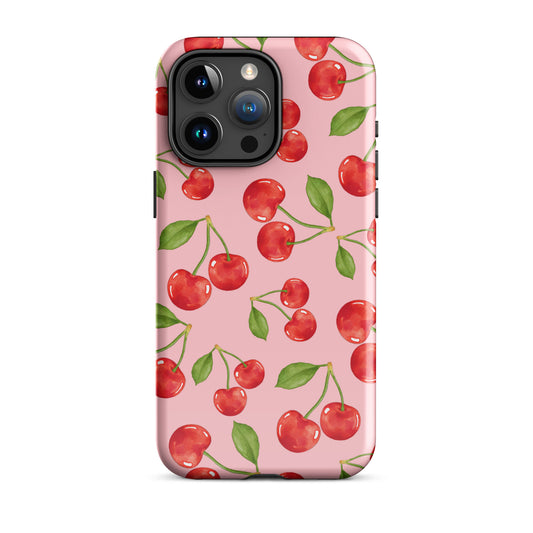 Cherry Rain iPhone Case