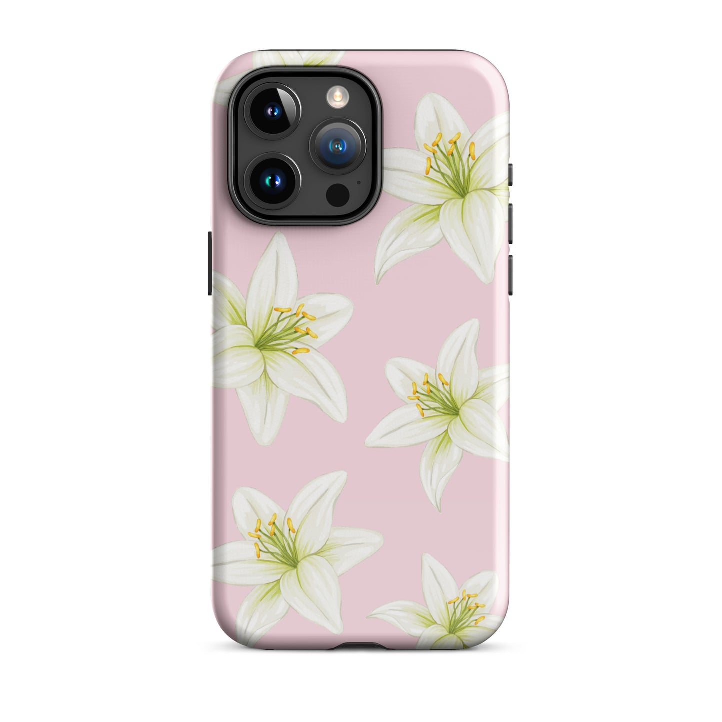 Pink Tiger Lily iPhone Case