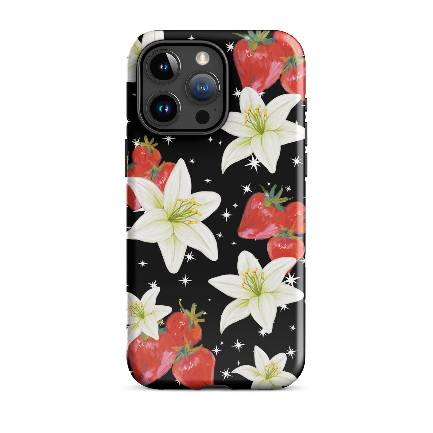 Tiger Lilies & Strawberries iPhone Case