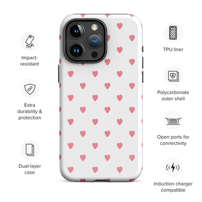 Little Hearts iPhone Case