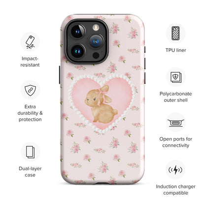 Rosy Bunny iPhone Case