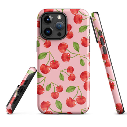 Cherry Rain iPhone Case