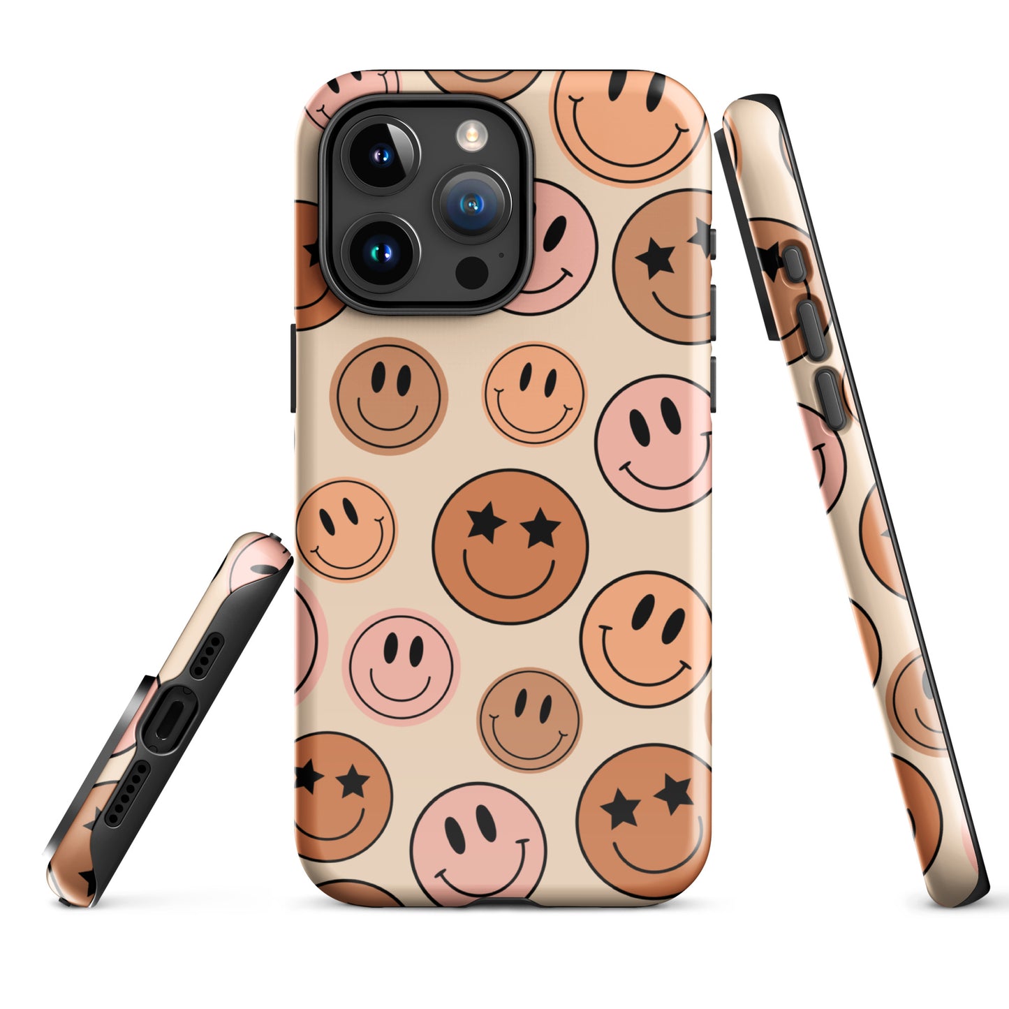 Boho Smiley Faces iPhone Case