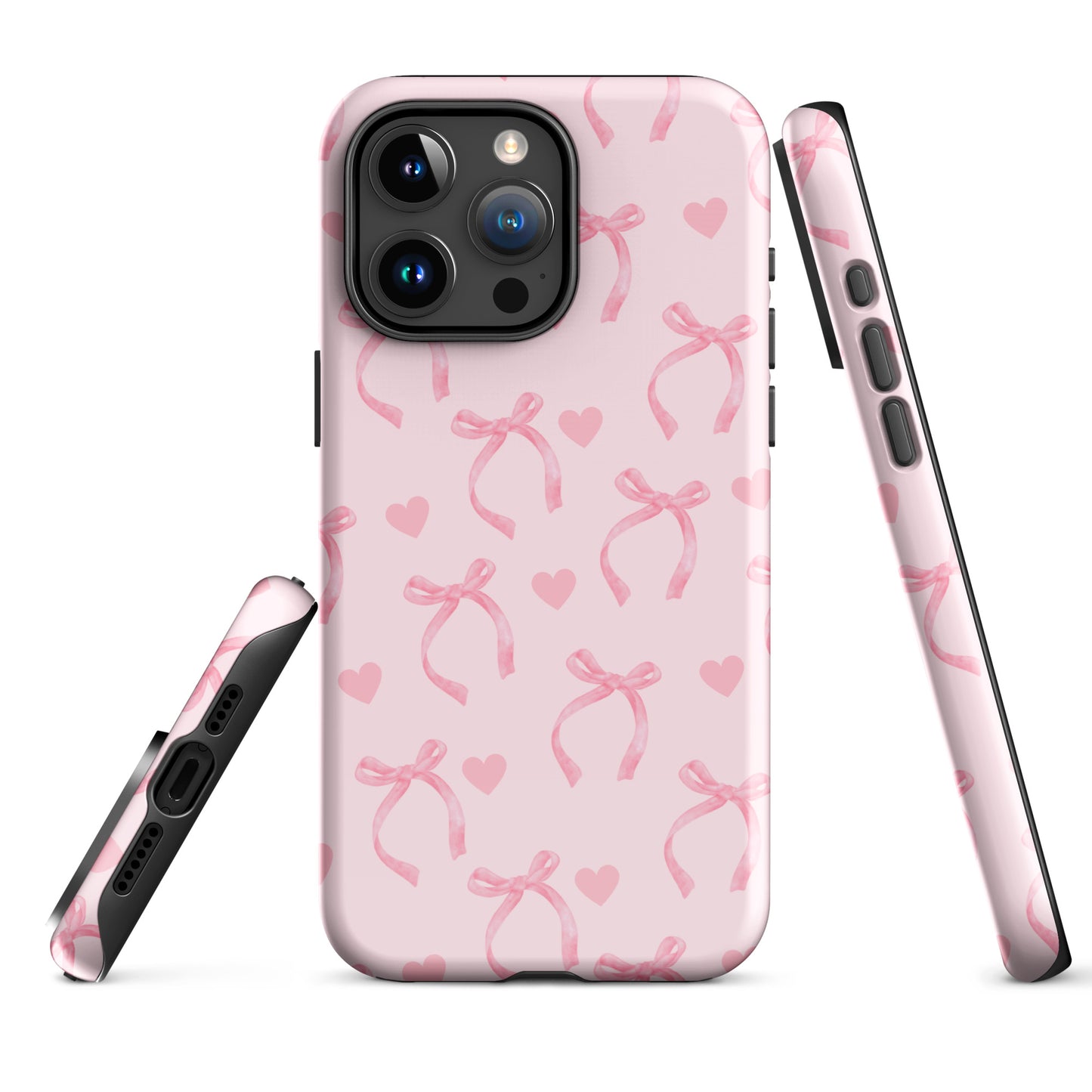 Bows & Hearts iPhone Case